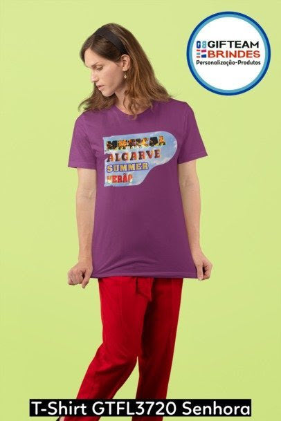 T-SHIRT SENHORA GTFL720 MUSICAL ALGARVE